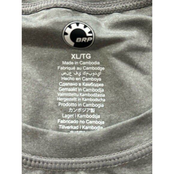 Sea-Doo Men's‎  Short Sleeve Rash Guard Swim Shirt UV Protection NEW XL Gray - Picture 7 of 8